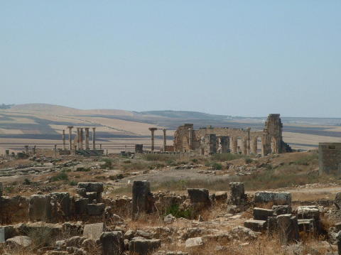 maroc-volubilis-basilique-capitol